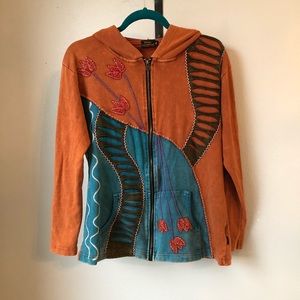 Rising International Zip Hoodie - XL